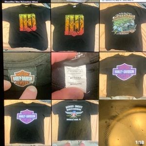2 like new Harley Davidson short sleeve T-Shirts